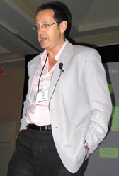 Spaker Eric Bonabeau at ICCS 2006