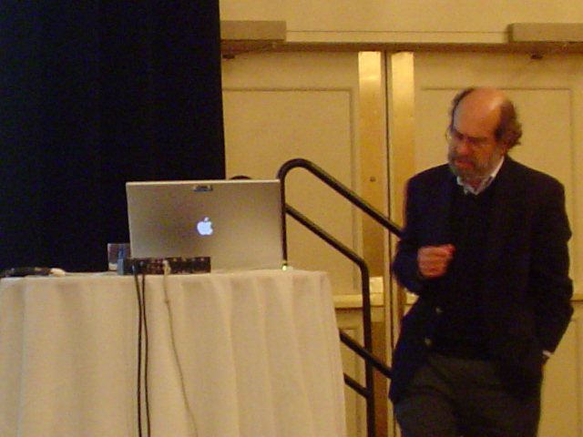 Speaker Iriving Epstein at ICCS 2006